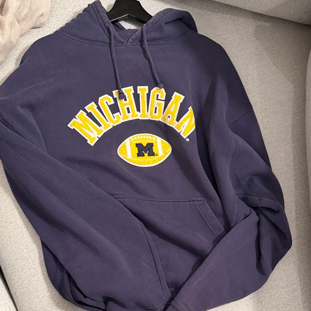Michigan Women’s and Men’s Navy Hoodie